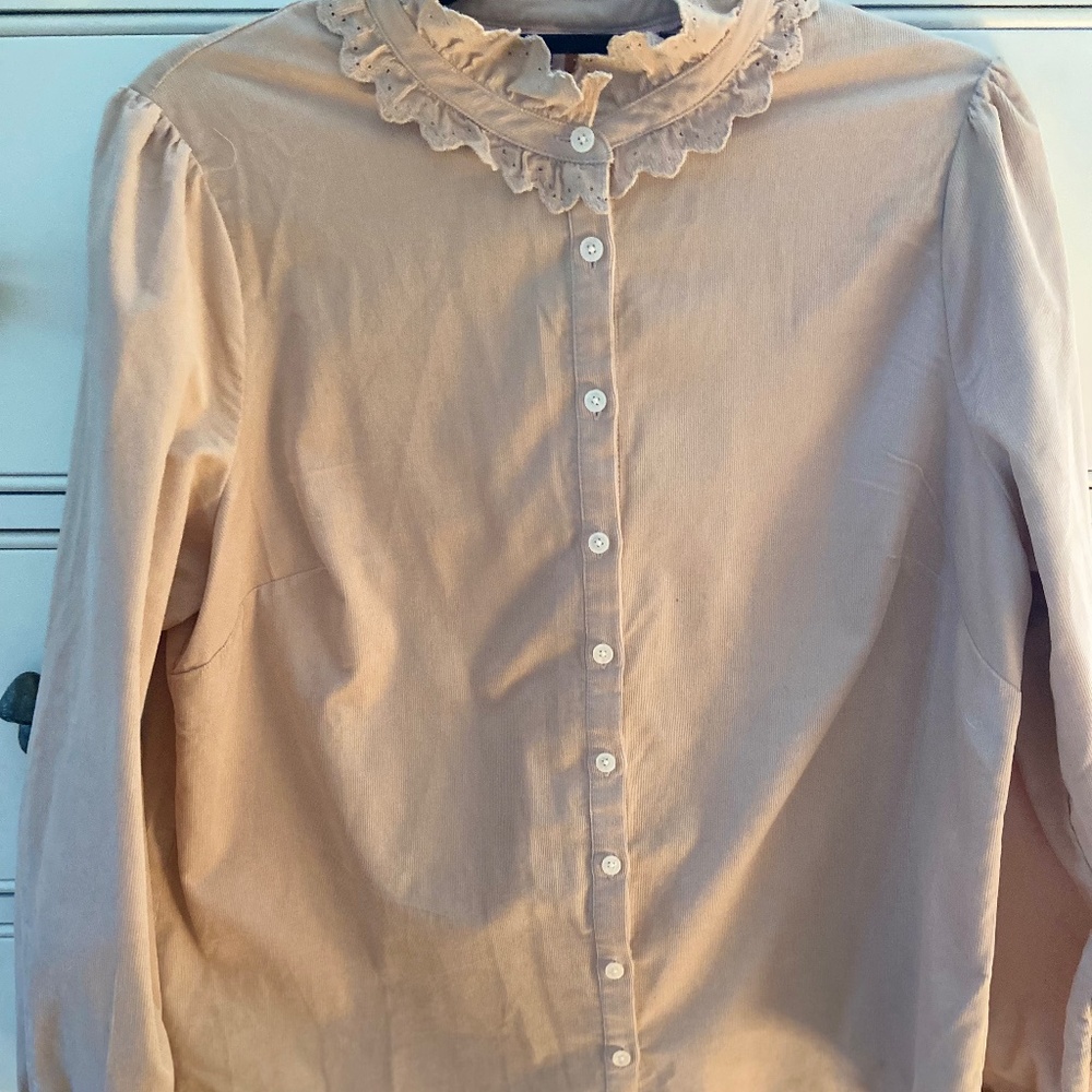Boden Ruffle Shirt